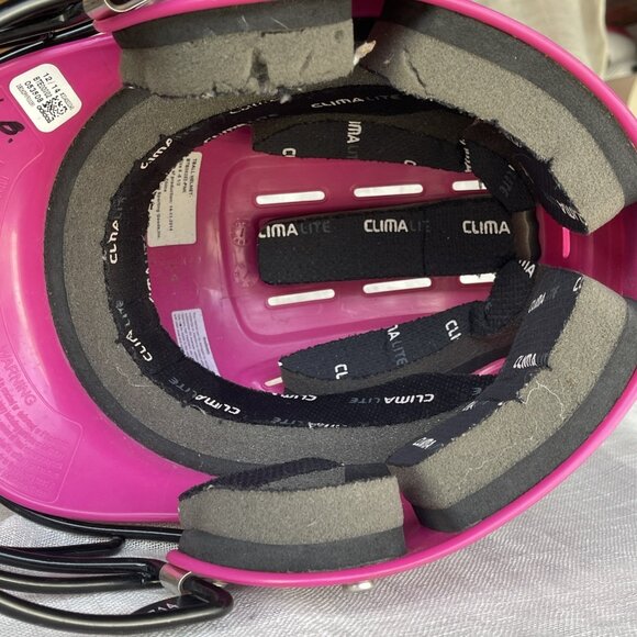 Adidas TBall Helmet BTE00202-Pink OSFM Adjustable 6" to 6 1/2" T-Ball Softball - Picture 5 of 13